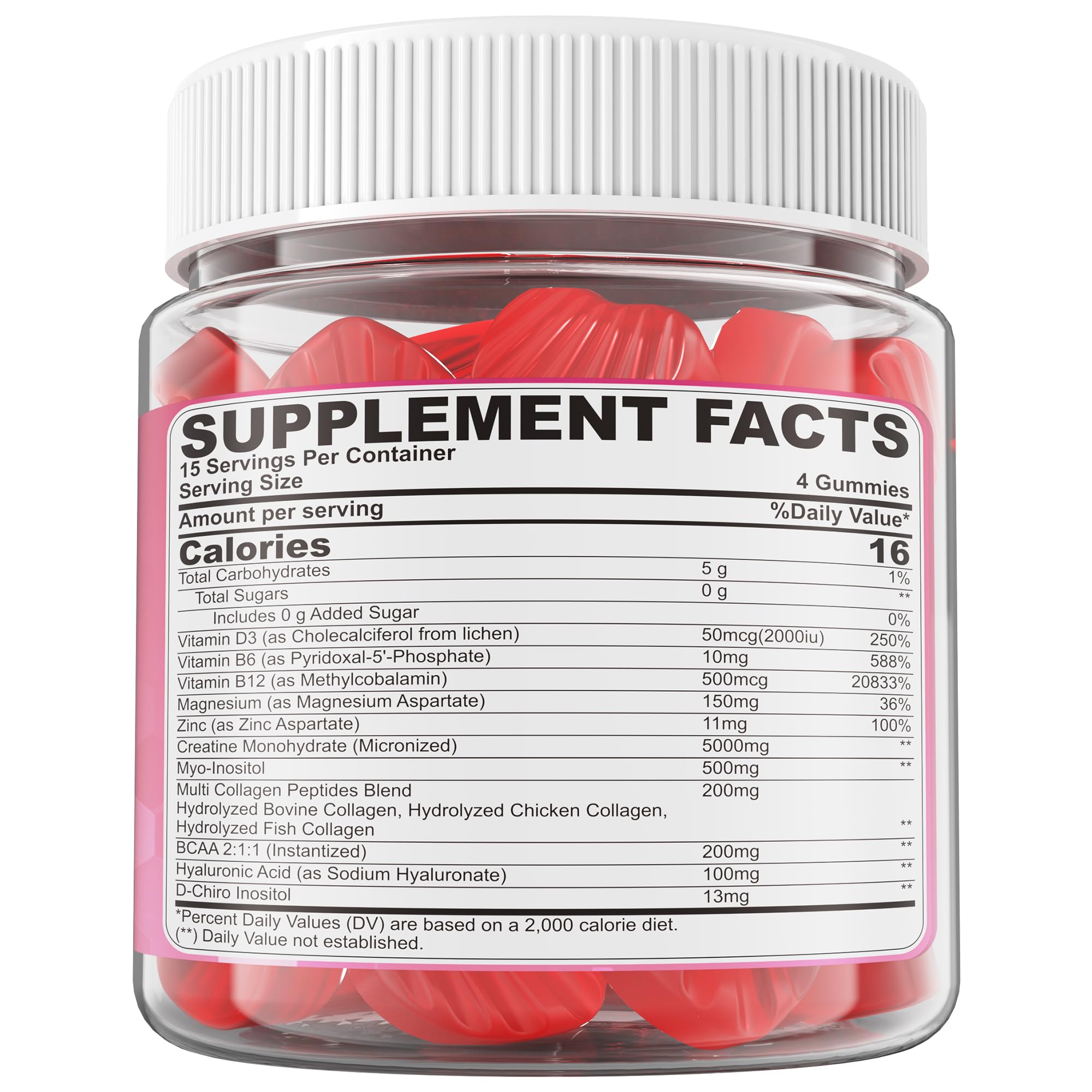 LILICARE B12 Gummies with a glass of water