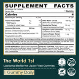 LILICARE Berberine Gummies close-up of gummies
