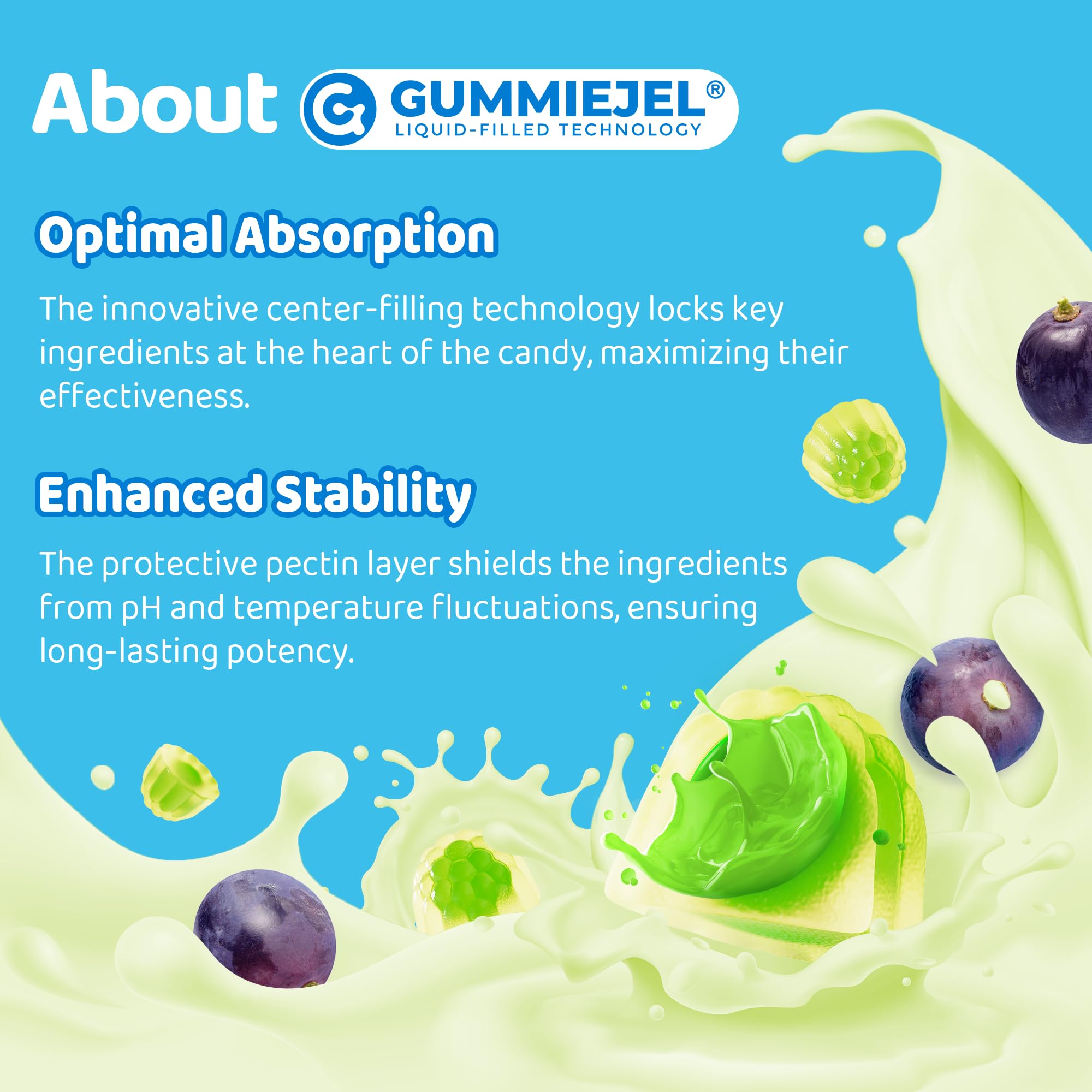 LILICARE Calcium Gummies in a child's hand