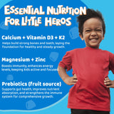 LILICARE Calcium Gummies with ingredients list on the back