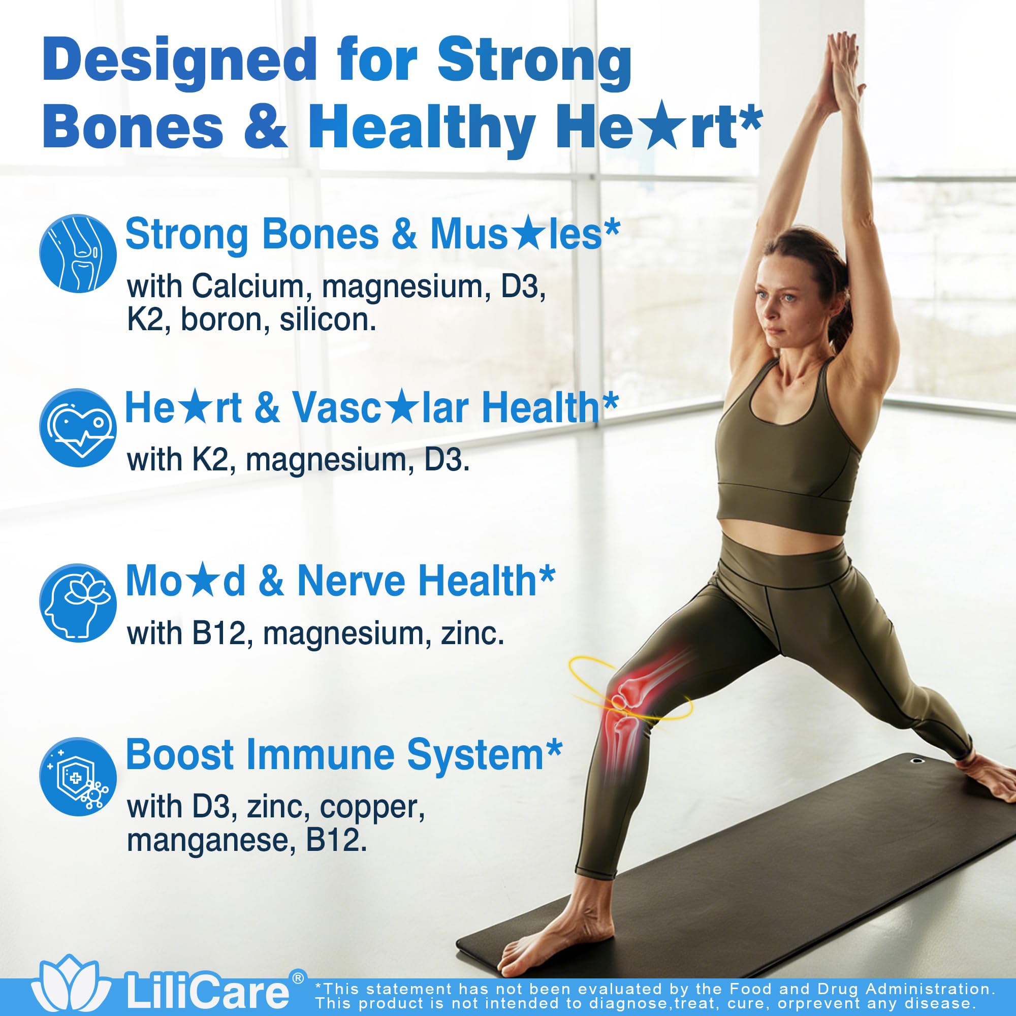 LILICARE Calcium Supplement 1200mg softgel close-up