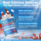 LILICARE Calcium Supplement 1200mg softgel side view