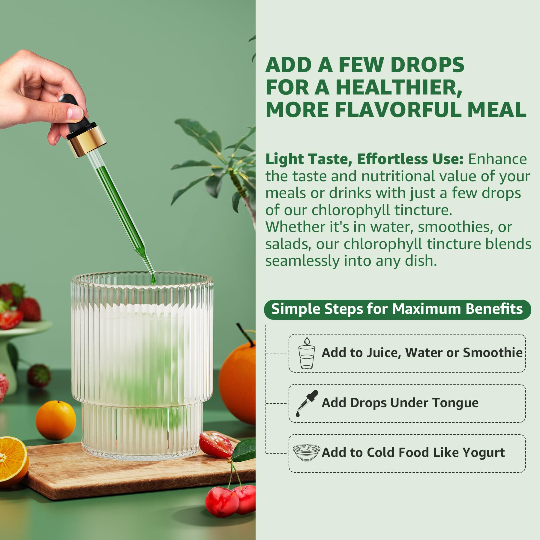 LILICARE Chlorophyll 6-IN-1 Super Greens Supplement packaging