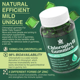 LILICARE Chlorophyll Gummies back view with ingredient list