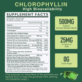 LILICARE Chlorophyll Gummies showing individual gummies