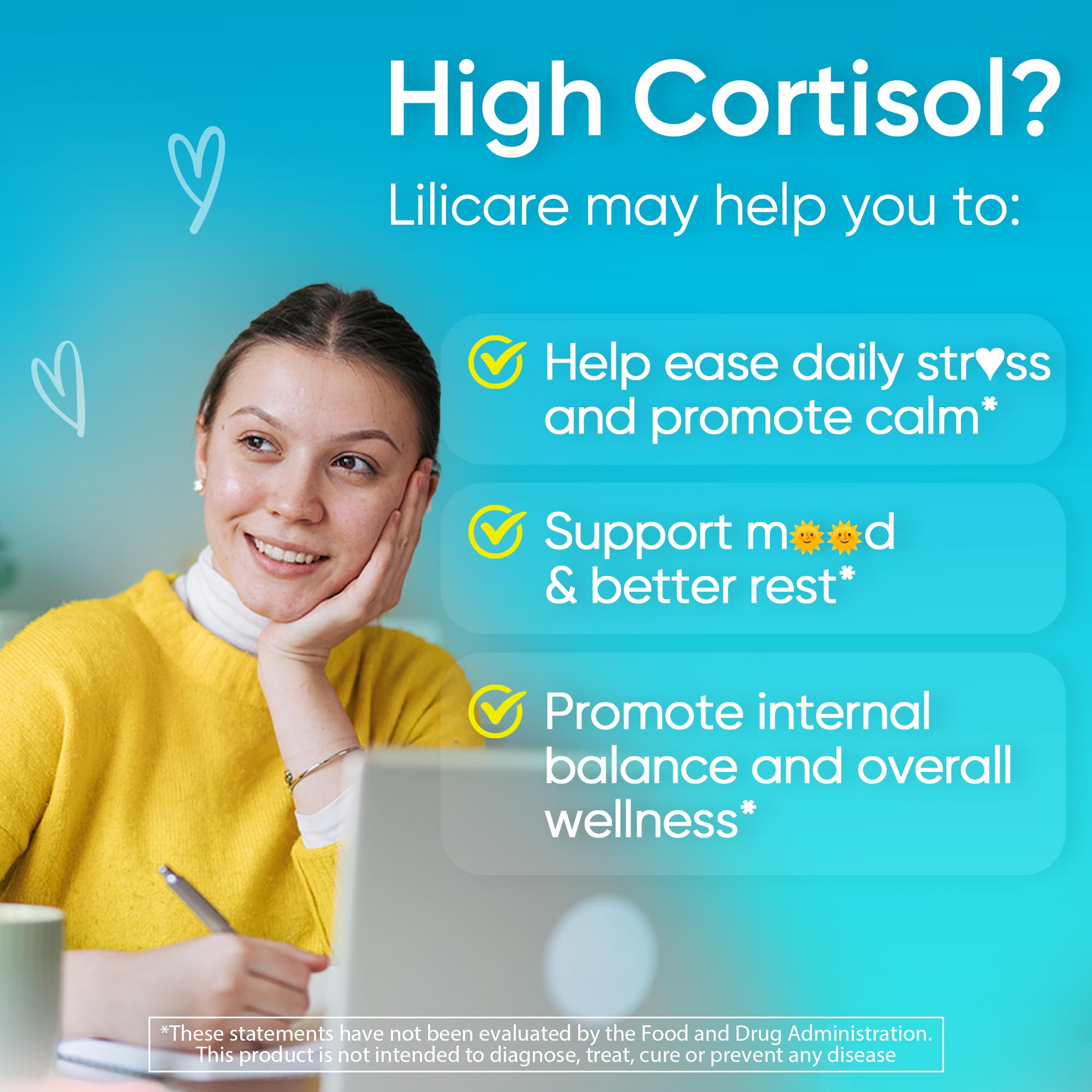 LILICARE Cortisol Gummies close-up of gummy texture