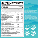 LILICARE Cortisol Gummies side view showing nutritional information