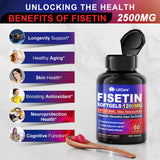 LILICARE Fisetin Softgels opened bottle view