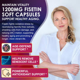 LILICARE Fisetin Softgels with a measuring spoon