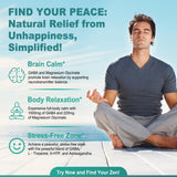 LILICARE GABA Calm Softgels 1000MG label details