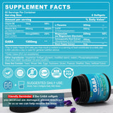 LILICARE GABA Calm Softgels 1000MG side view showing capsules