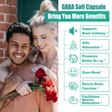 LILICARE GABA Supplement 1000mg bottle with softgels on table