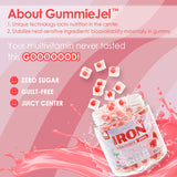 LILICARE Iron Gummies 25mg on a kitchen counter
