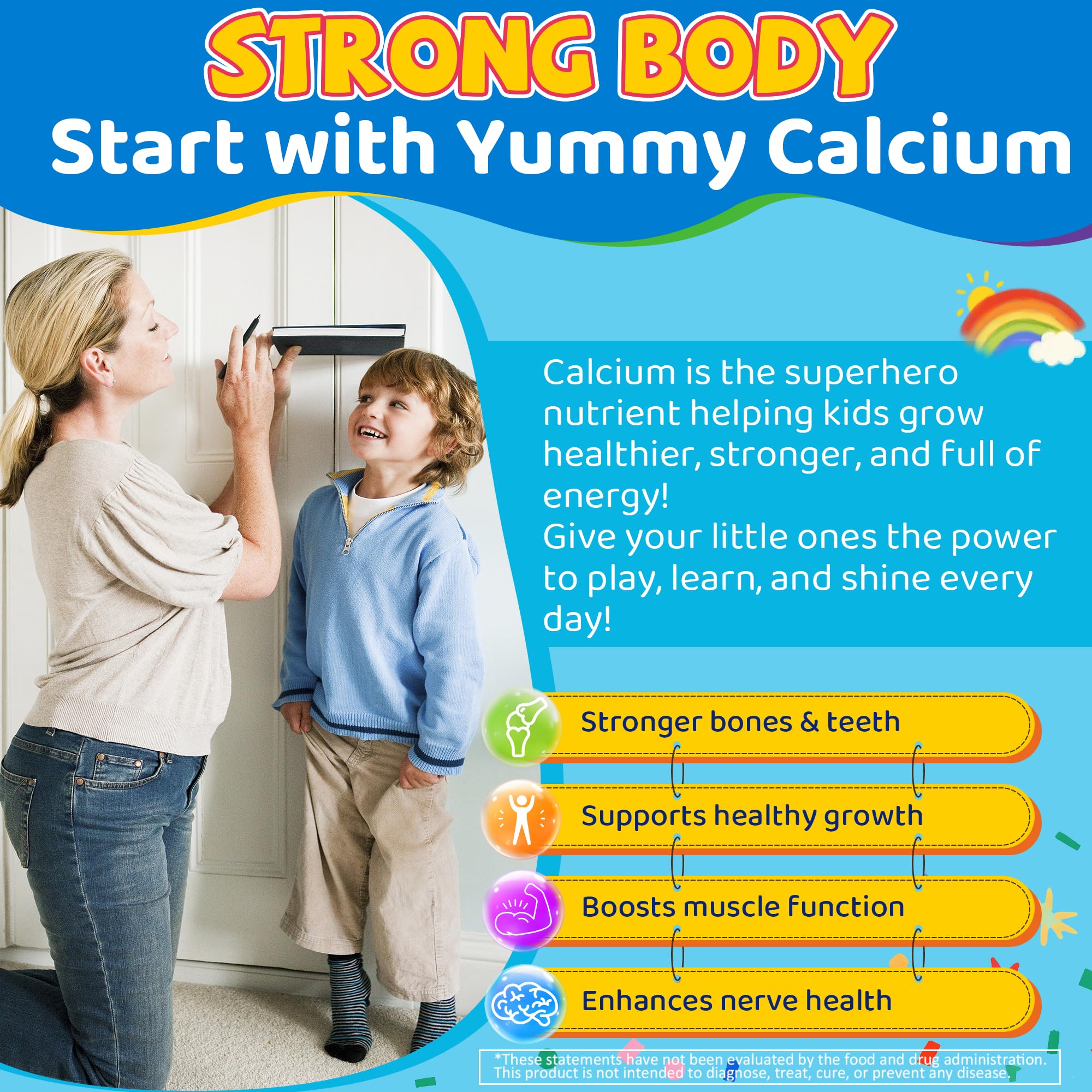 LILICARE Kids Calcium Gummies ingredients list