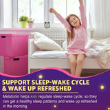 LILICARE Kids Melatonin Gummies on a table with a bedtime setting