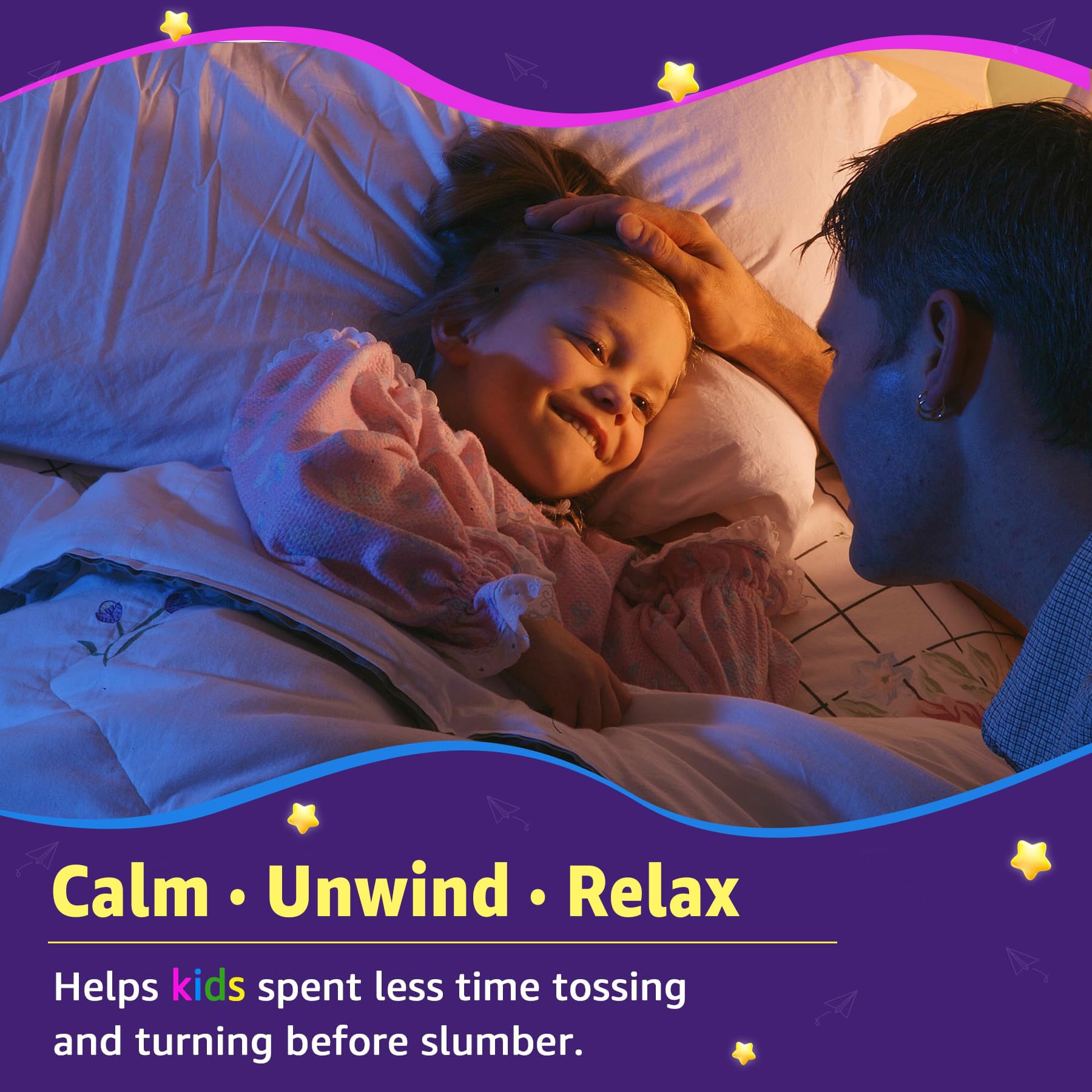 LILICARE Kids Sleep Gummies ingredients list on back