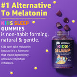 LILICARE Kids Sleep Gummies with a calming background