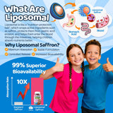 LILICARE Liposomal Saffron Calm Gummies Kids gummy texture