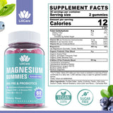 LILICARE Magnesium Gummies close-up of gummies