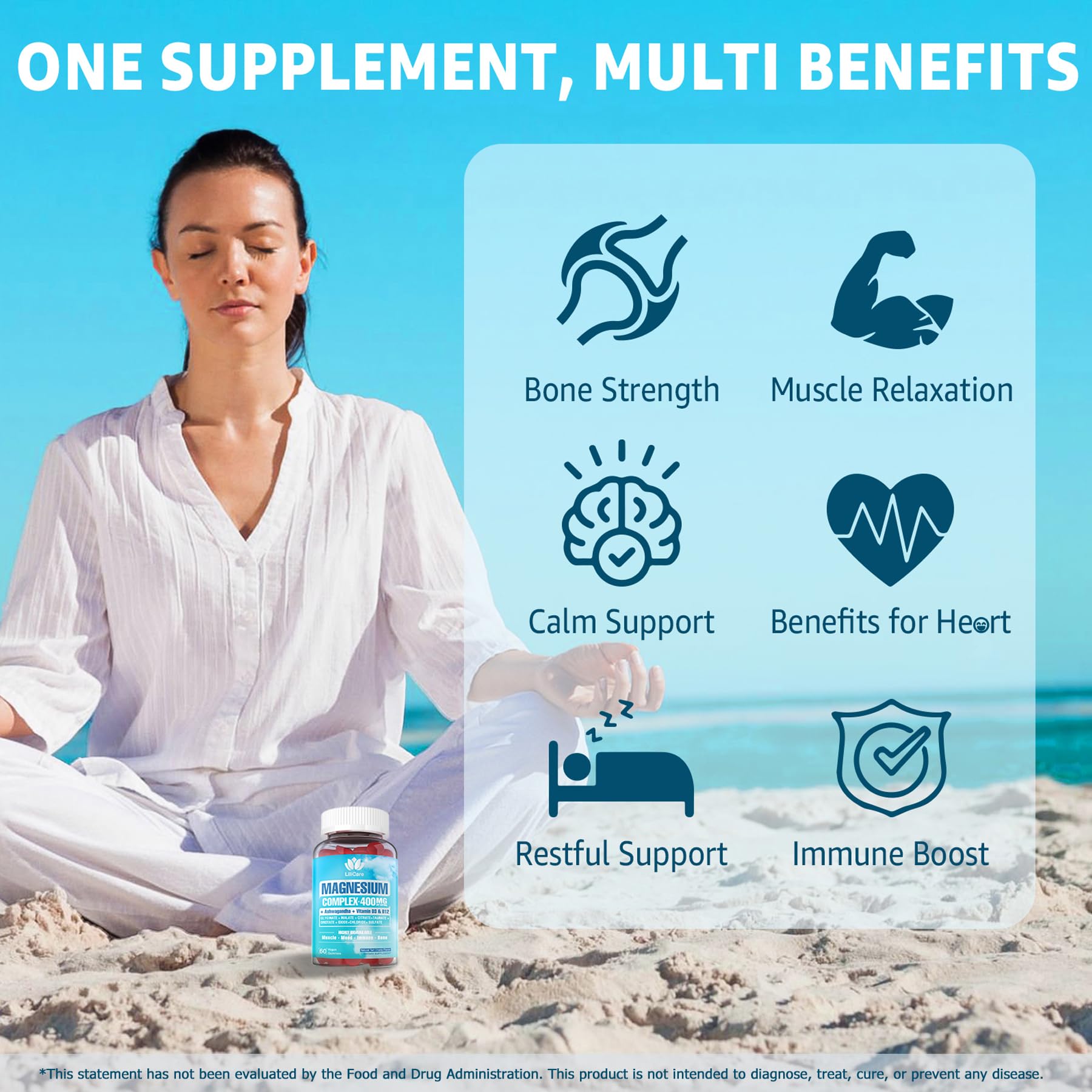 LILICARE Magnesium Gummies nutritional information