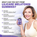 LILICARE Melatonin Gummies 10mg in a bowl