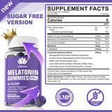 LILICARE Melatonin Gummies 10mg side view showing ingredients