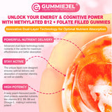 LILICARE Methylated B12 & Folate Gummies showing serving size