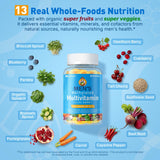 LILICARE Methylated Multivitamin for Men 50-in-1 Gummies with superfoods