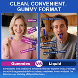 LILICARE Methylene Blue Gummies bottle with lid off