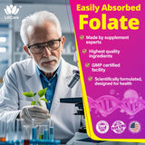 LILICARE Methylfolate Gummies on a kitchen counter