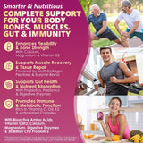 LILICARE Multi-Collagen Soft Chews with a measuring spoon
