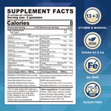 LILICARE Multivitamin Gummies blueberry flavour close-up