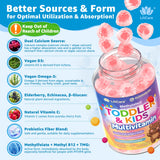 LILICARE Multivitamin Gummies bottle with lid open