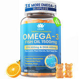 LILICARE Omega-3 Fish Oil Gummies front view with packaging