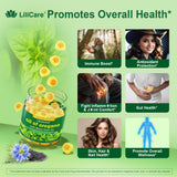 LILICARE Oregano Oil + Black Seed Oil Gummies close-up