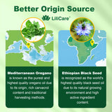 LILICARE Oregano Oil + Black Seed Oil Gummies side view