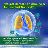 LILICARE Oregano Oil + Black Seed Oil Gummies with natural ingredients