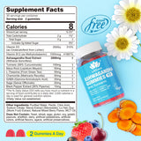 LILICARE Organic Ashwagandha Gummies mixed berry flavour close-up