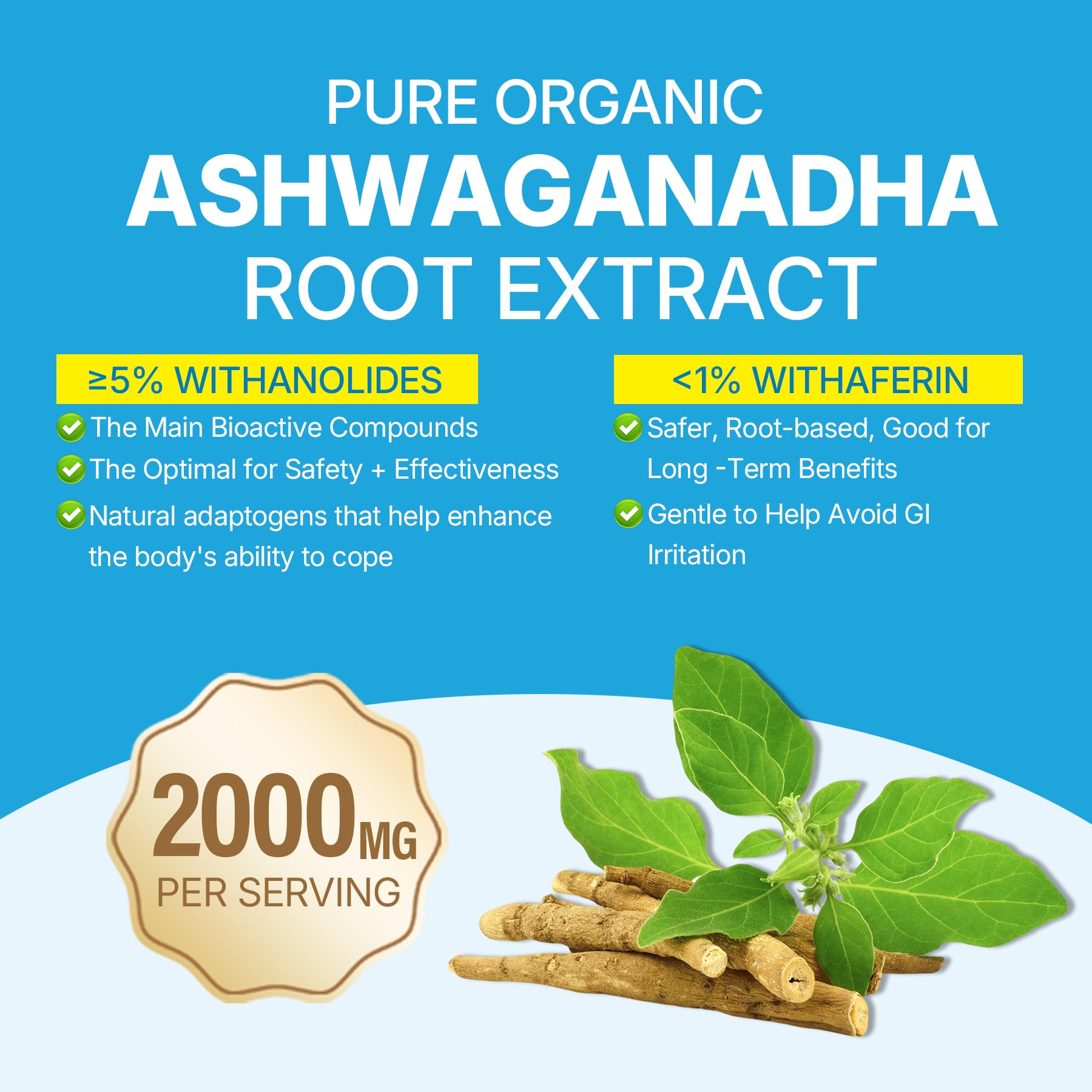 LILICARE Organic Ashwagandha Gummies nutritional information