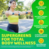 LILICARE Spirulina Supergreen Soft Chews on a wooden table