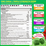 LILICARE Spirulina Supergreen Soft Chews showing individual chews