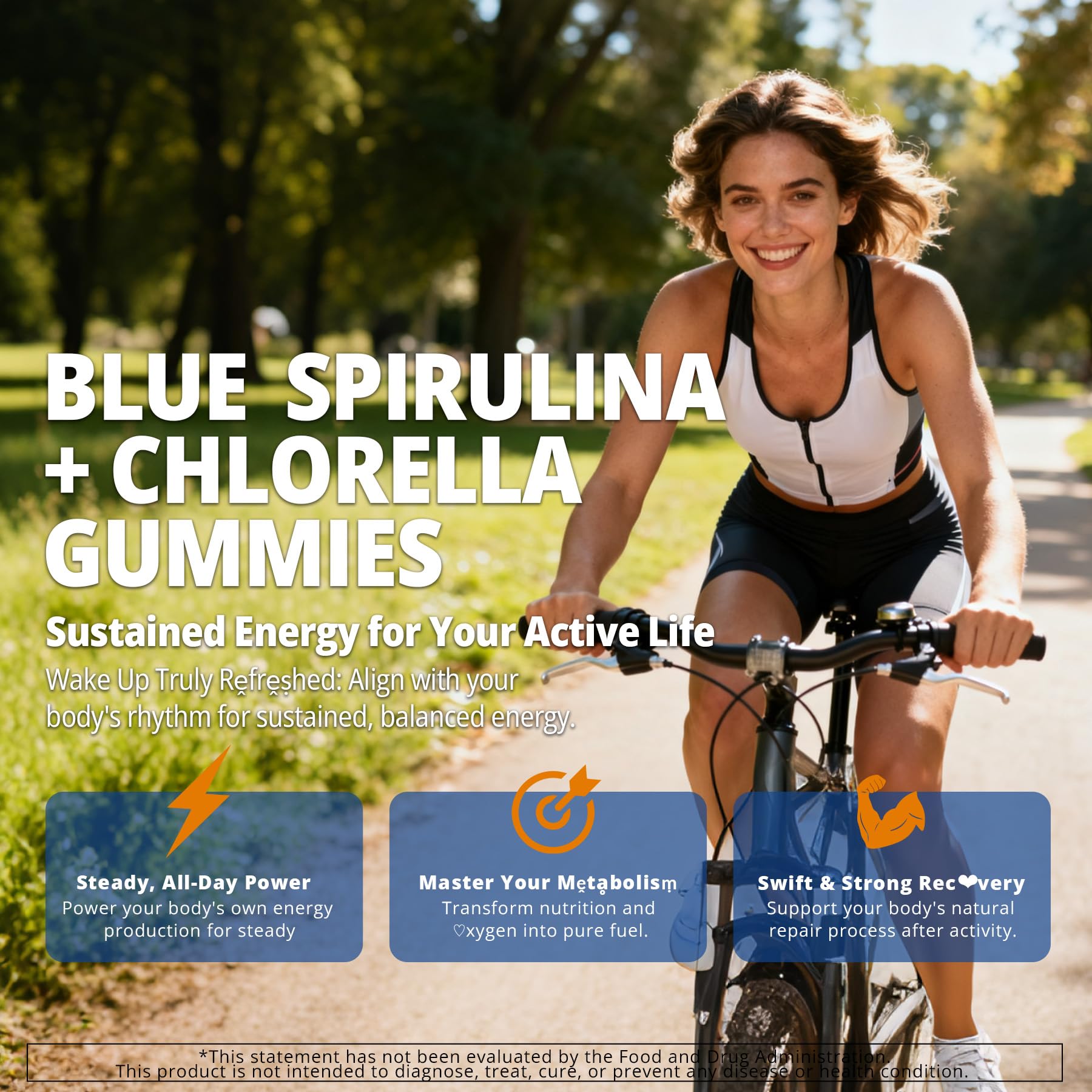 LILICARE Super Greens Gummies back view with nutritional information