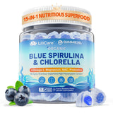 LILICARE Super Greens Gummies front view with packaging