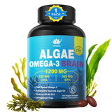 LILICARE Vegan Omega-3 Algae Oil 1200mg softgels front view