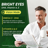 LILICARE Vegan Omega-3 Algae Oil Supplement on a wooden table