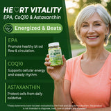 LILICARE Vegan Omega-3 Algae Oil Supplement with CoQ10