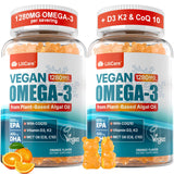 LILICARE Vegan Omega-3 Gummies front view with packaging