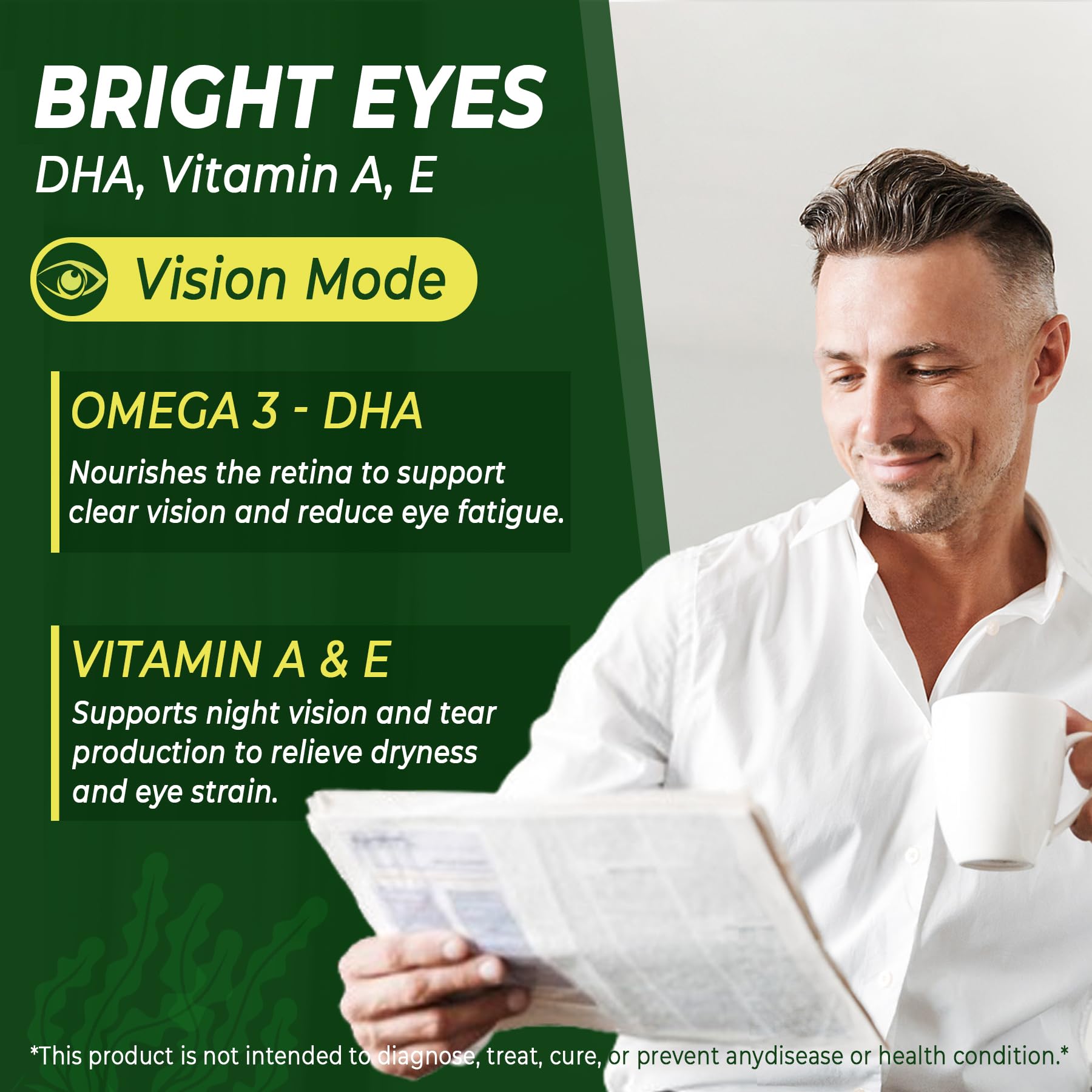 LILICARE Vegan Omega-3 Supplement with fresh algae