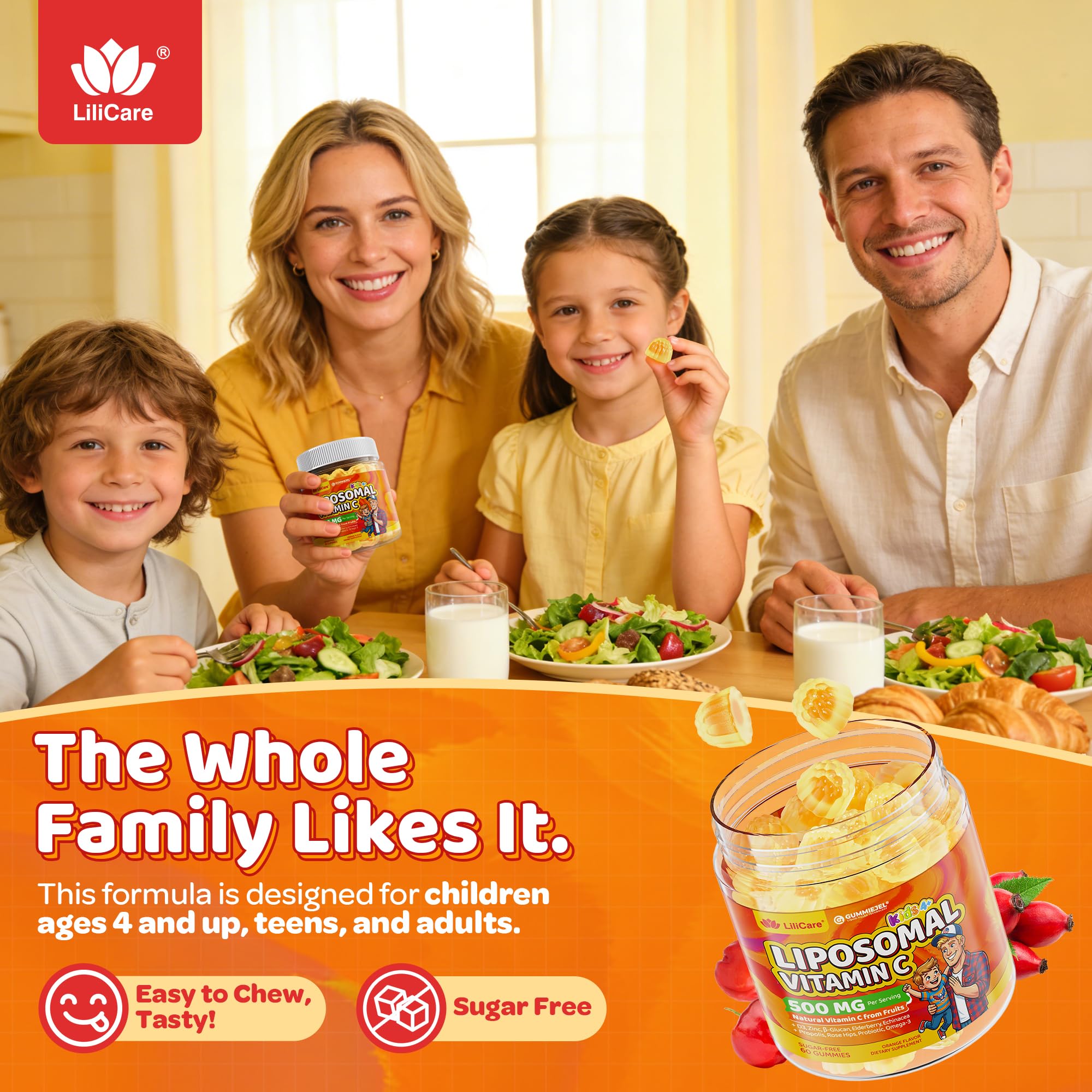 LILICARE Vitamin C Gummies nutritional information