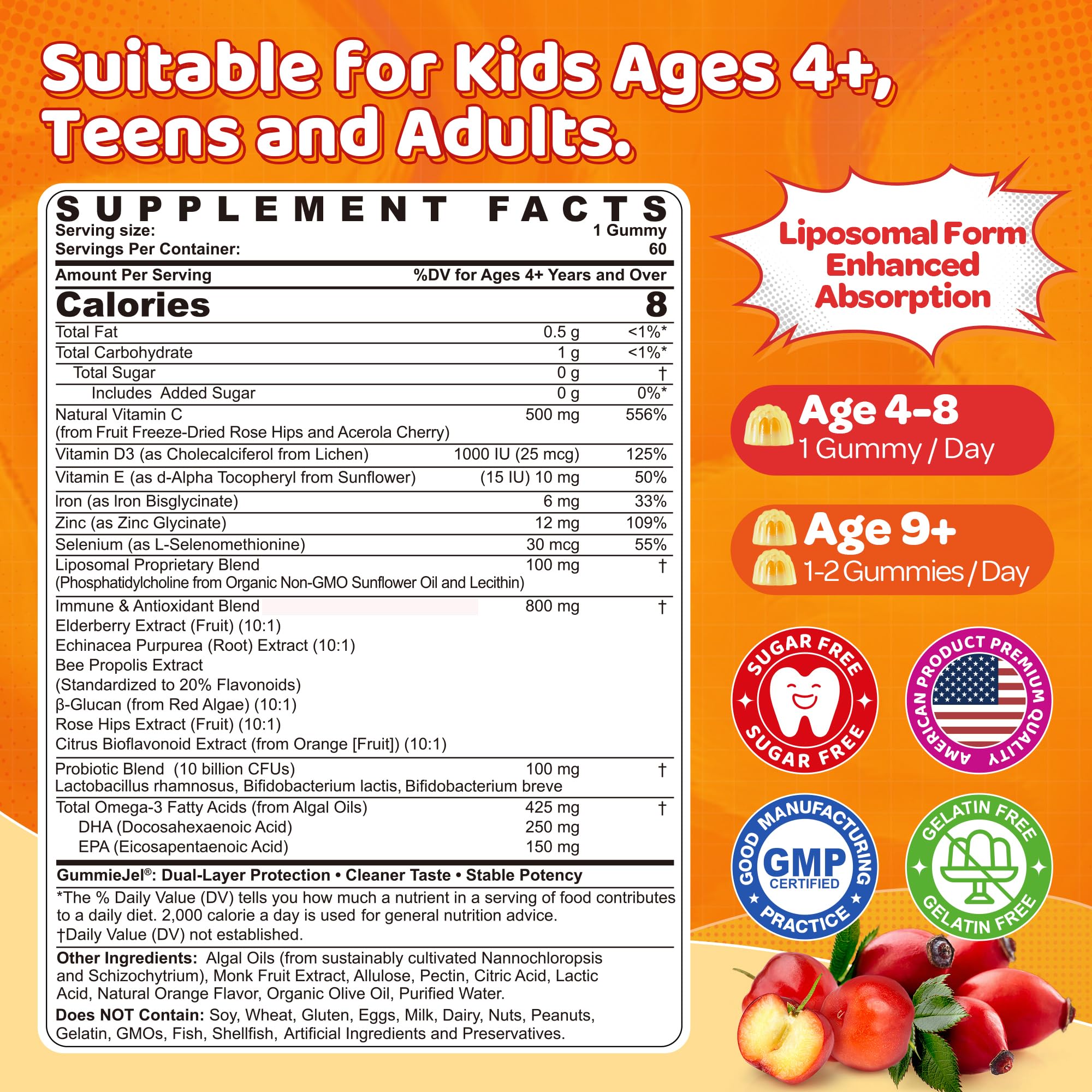 LILICARE Vitamin C Gummies packaging